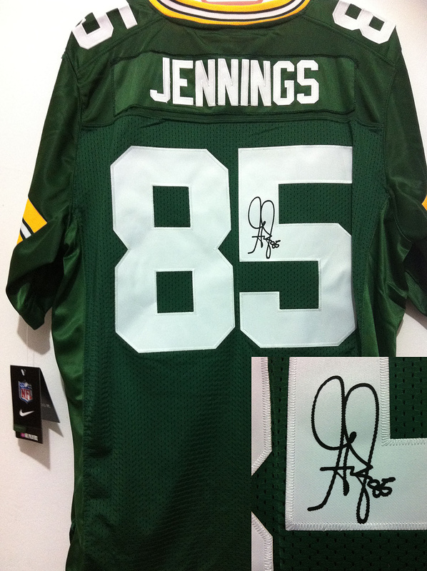 Nike Packers 85 Jennings Green Signature Edition Elite Jerseys