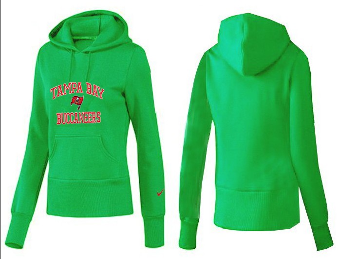 Nike Buccaneers Team Logo Green Women Pullover Hoodies 02