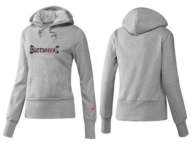 Nike Buccaneers Team Logo Grey Women Pullover Hoodies 04