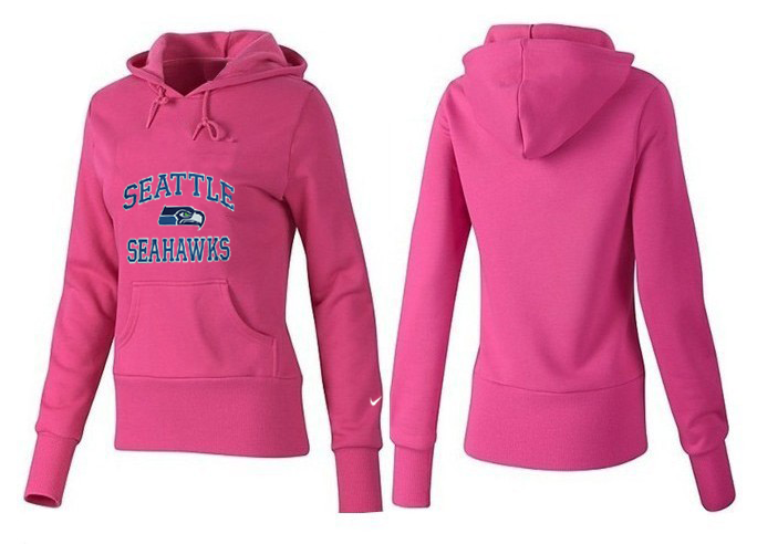 Nike Seahawks Team Logo Pink Women Pullover Hoodies 04.png