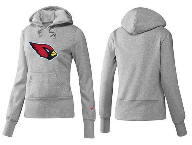 Nike Cardinals Team Logo Grey Women Pullover Hoodies 01