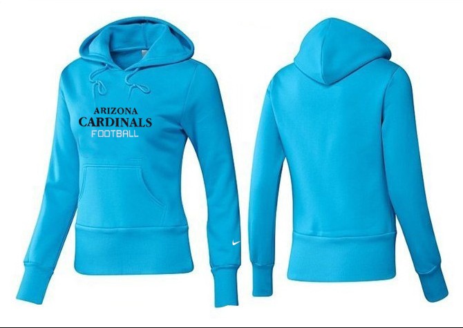 Nike Cardinals Team Logo L.Blue Women Pullover Hoodies 04