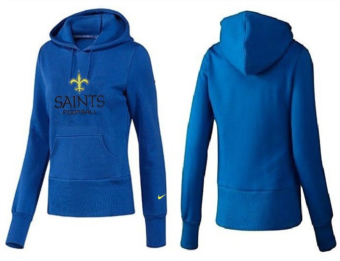 Nike Saints Team Logo Blue Women Pullover Hoodies 03