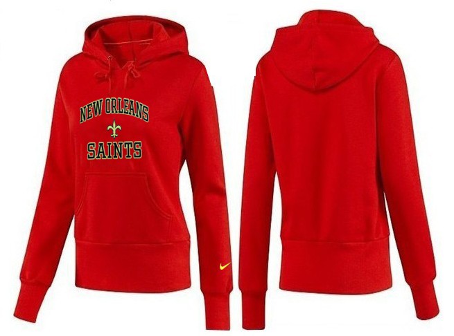 Nike Saints Team Logo Red Women Pullover Hoodies 02
