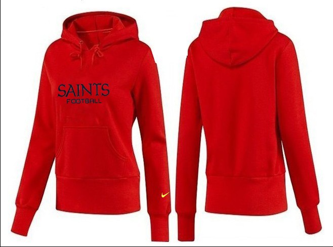 Nike Saints Team Logo Red Women Pullover Hoodies 04