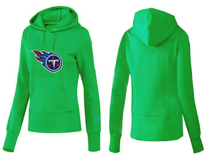 Nike Titans Team Logo Green Women Pullover Hoodies 01