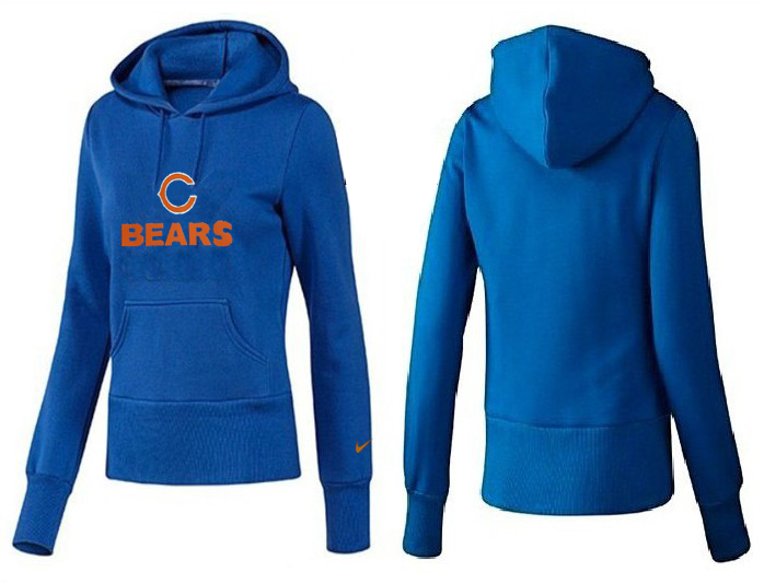 Nike Bears Team Logo Blue Women Pullover Hoodies 02.png