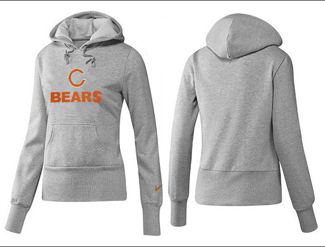 Nike Bears Team Logo Grey Women Pullover Hoodies 04.png