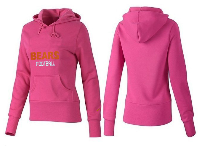 Nike Bears Team Logo Pink Women Pullover Hoodies 04.png