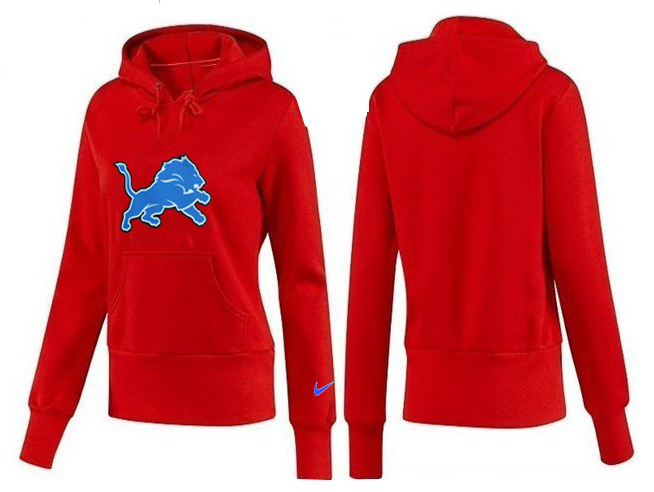 Nike Lions Team Logo Red Women Pullover Hoodies 01.png