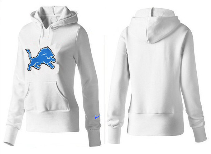 Nike Lions Team Logo White Women Pullover Hoodies 01.png