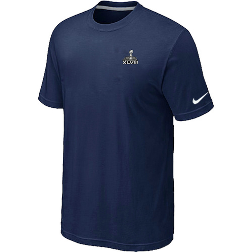Nike Seattle Seahawks Super Bowl XLVIII Champions Trophy Collection Locker Room T Shirt D.Blue Jerseys