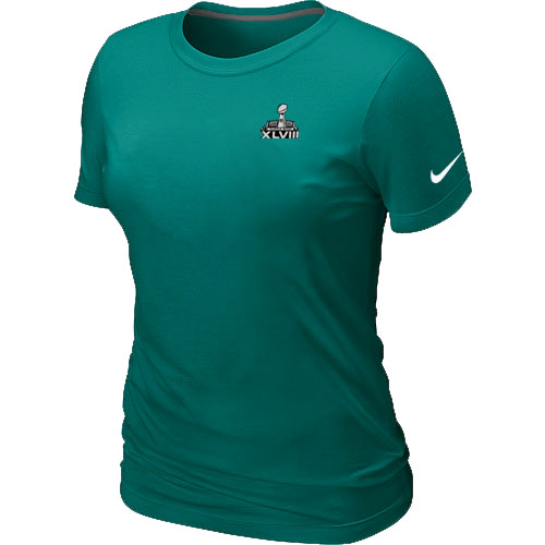 Nike Seattle Seahawks Super Bowl XLVIII Champions Trophy Collection Locker Room Women T Shirt L.Green