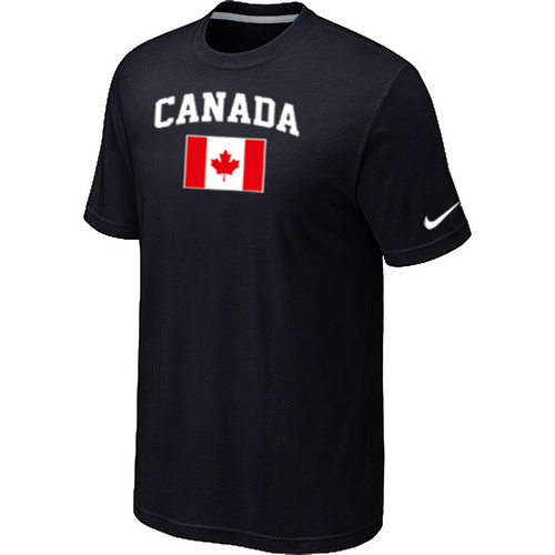 Nike 2014 Olympics Canada Flag Collection Locker Room T Shirt Black