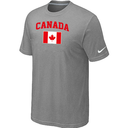 Nike 2014 Olympics Canada Flag Collection Locker Room T Shirt L.Grey