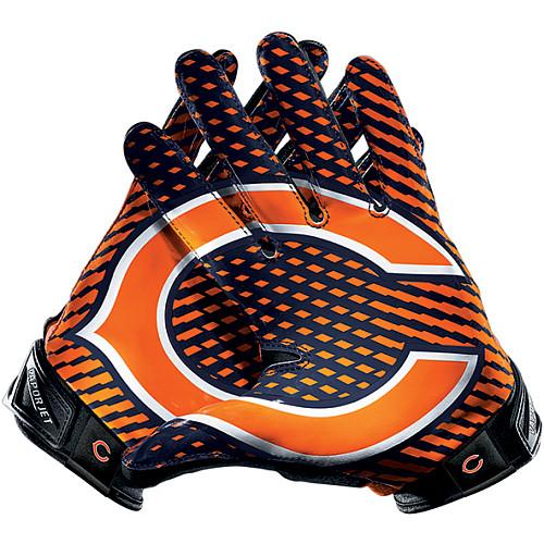 Men's Nike Chicago Bears Vapor Jet 2.0 Gloves