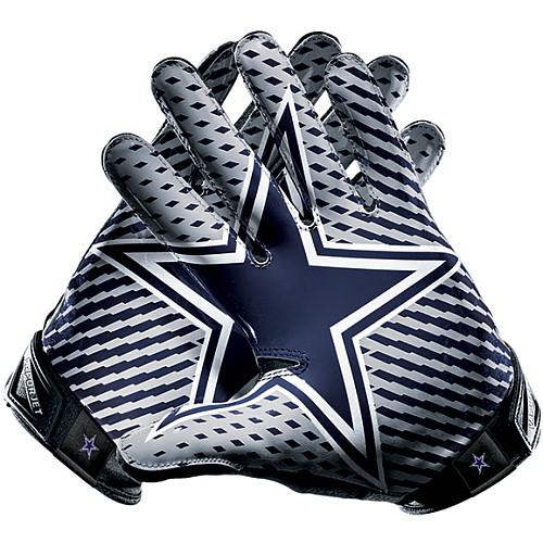 Men's Nike Dallas Cowboys Vapor Jet 2.0 Gloves