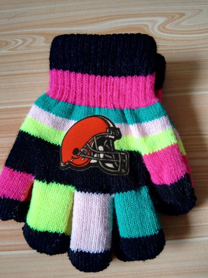 Browns Kids Knit Gloves2