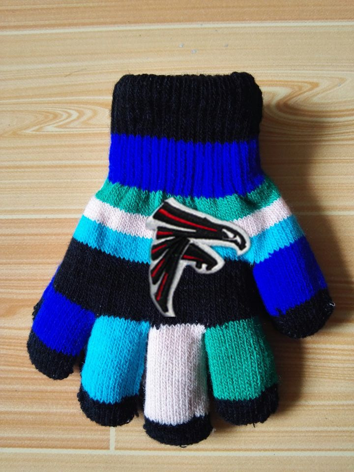 Falcons Kids Knit Gloves4