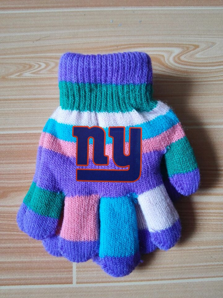 Giants Kids Knit Gloves5
