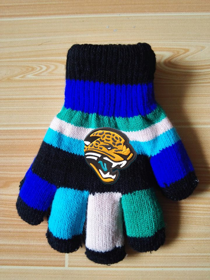 Jaguars Kids Knit Gloves5