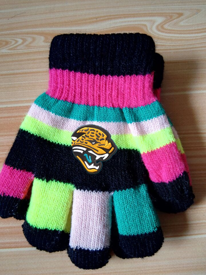 Jaguars Kids Knit Gloves6