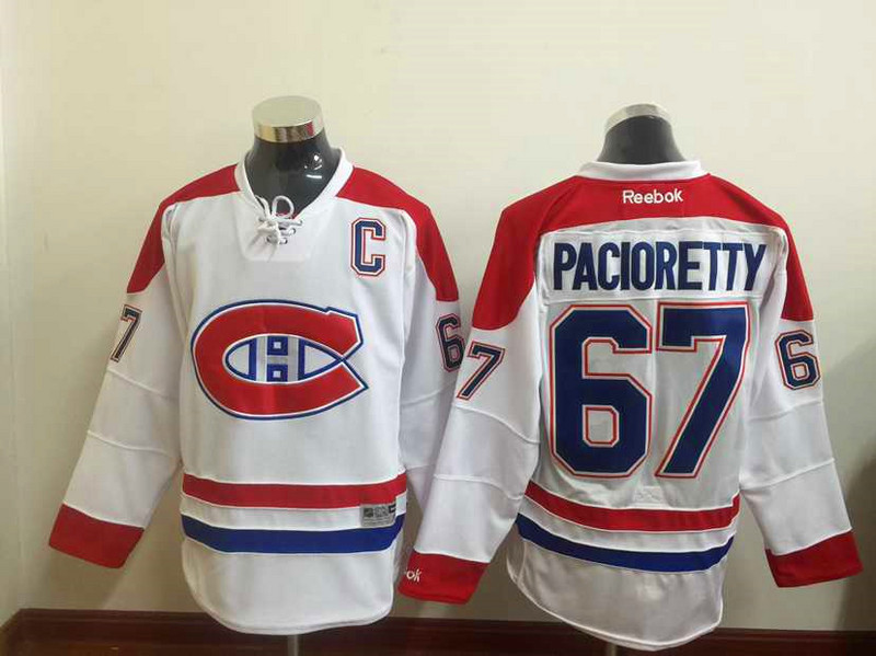 Canadiens 67 Max Pacioretty White Reebok Jersey