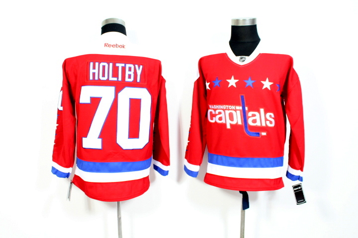 Capitals 70 Braden Holtby Red Reebok Jersey