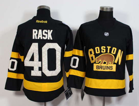Bruins 40 Tuukka Rask Black 2016 Winter Classic Reebok Jersey