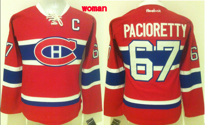 Canadiens 67 Max Pacioretty Red Women Jersey