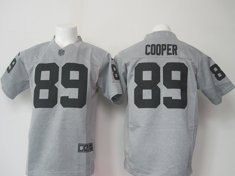 Nike Raiders 89 Amari Cooper Gray Gridiron Gray Limited Jersey