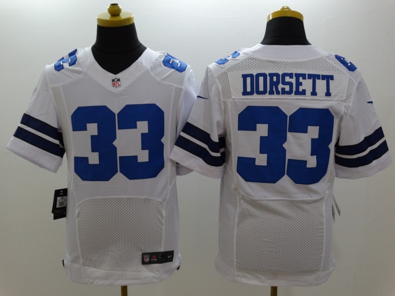 Nike Cowboys 33 Tony Dorsett White Elite Jersey