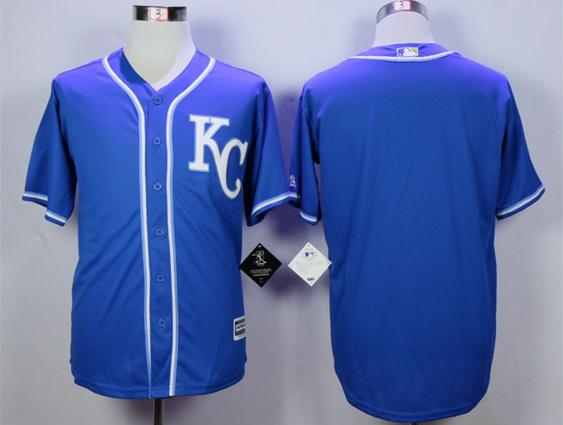 Royals Blank Blue New Cool Base Jersey