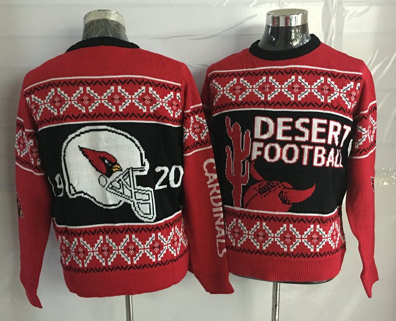 Arizona Cardinals Red Crew Neck Men's Ugly Sweater