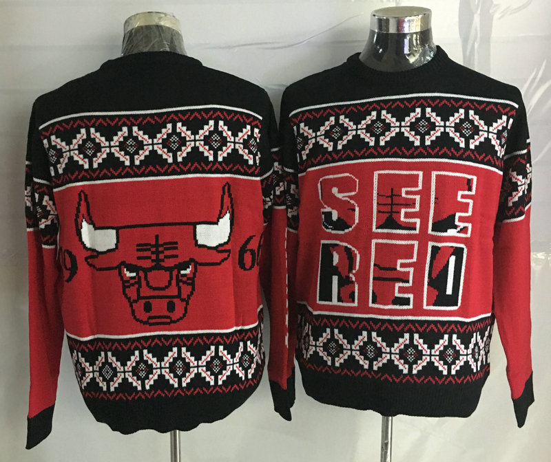 Chicago Bulls Crew Neck Men's Ugly Sweater