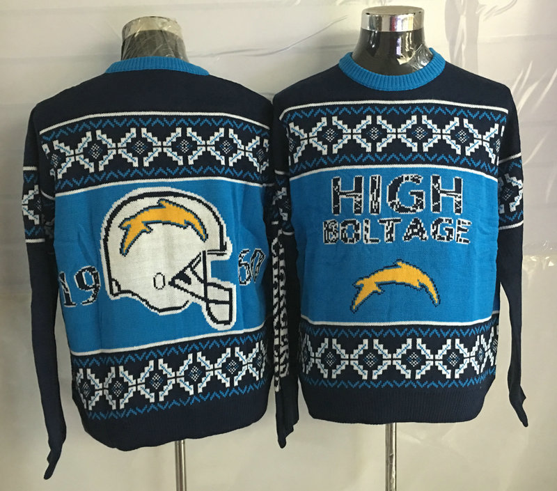 San Diego Chargers Crew Neck Men's Ugly Sweater