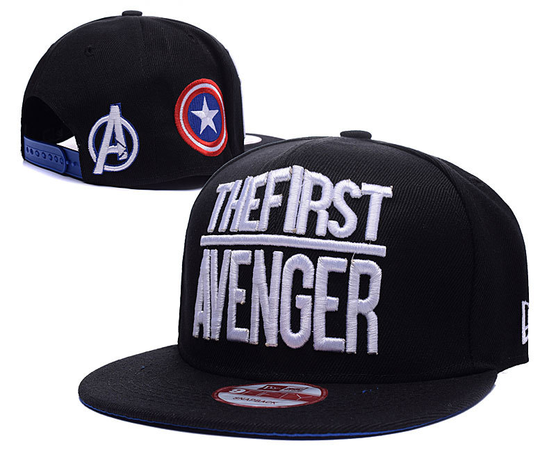 Captain American The First Avenger Black Adjustable Hat LH