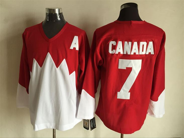 Team Canada 7 Red 1972 Commemorative CCM Jersey