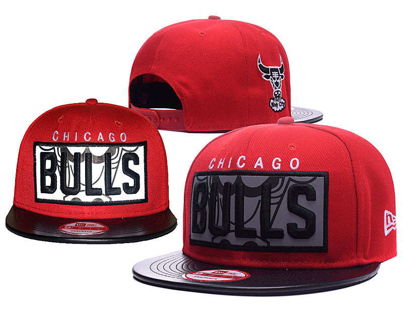 Bulls Team Logo Red Reflective Ajustable Hat GS