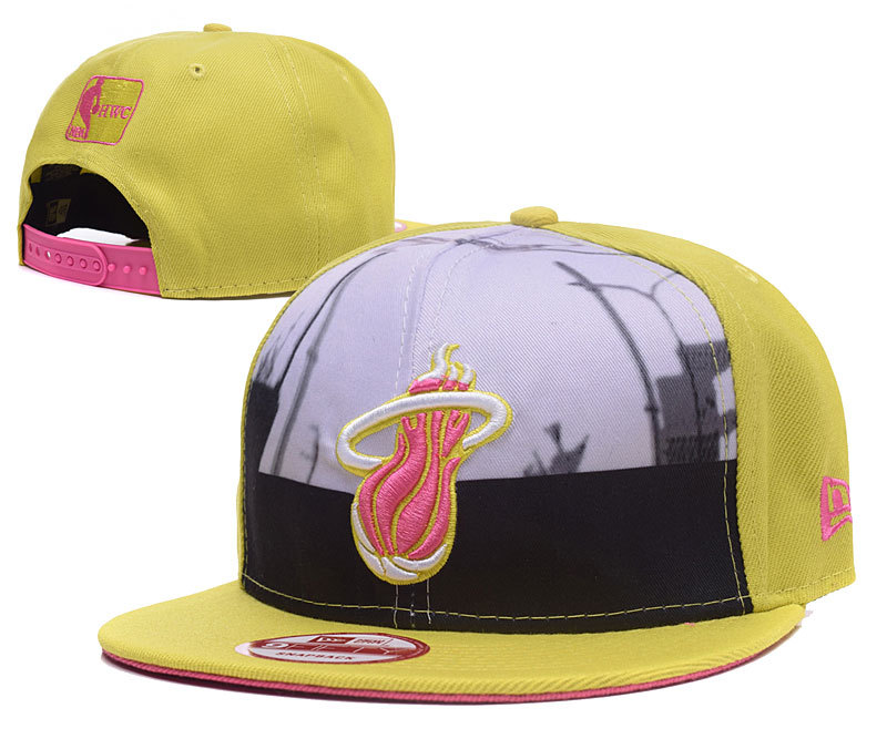 Heat Team Logo Yellow Adjustable Hat GS