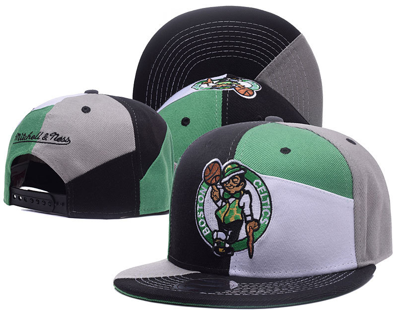 Celtics Team Logo Mitchell & Ness Adjustable Hat GS