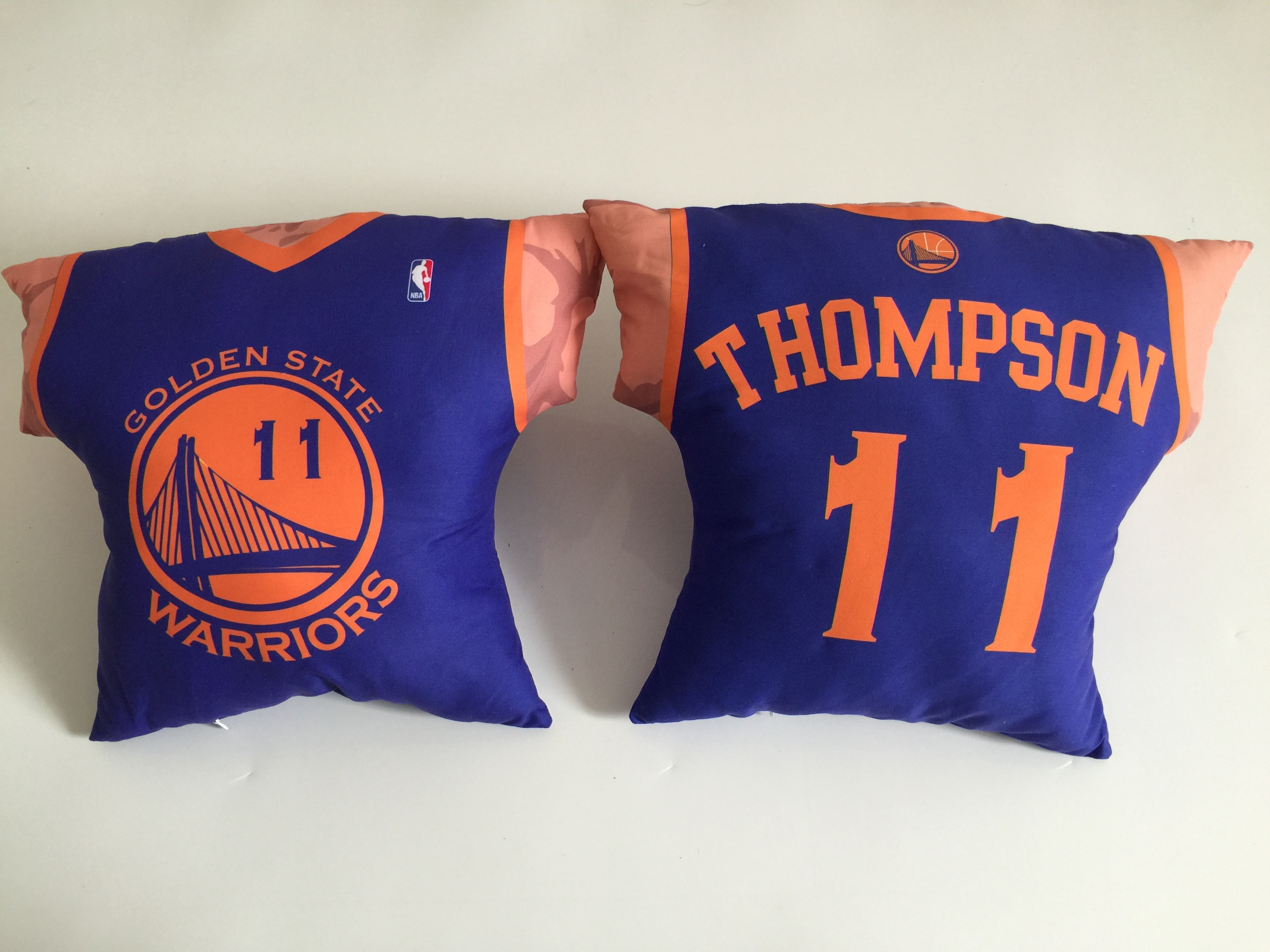Golden State Warriors 11 Klay Thompson Royal NBA Pillow