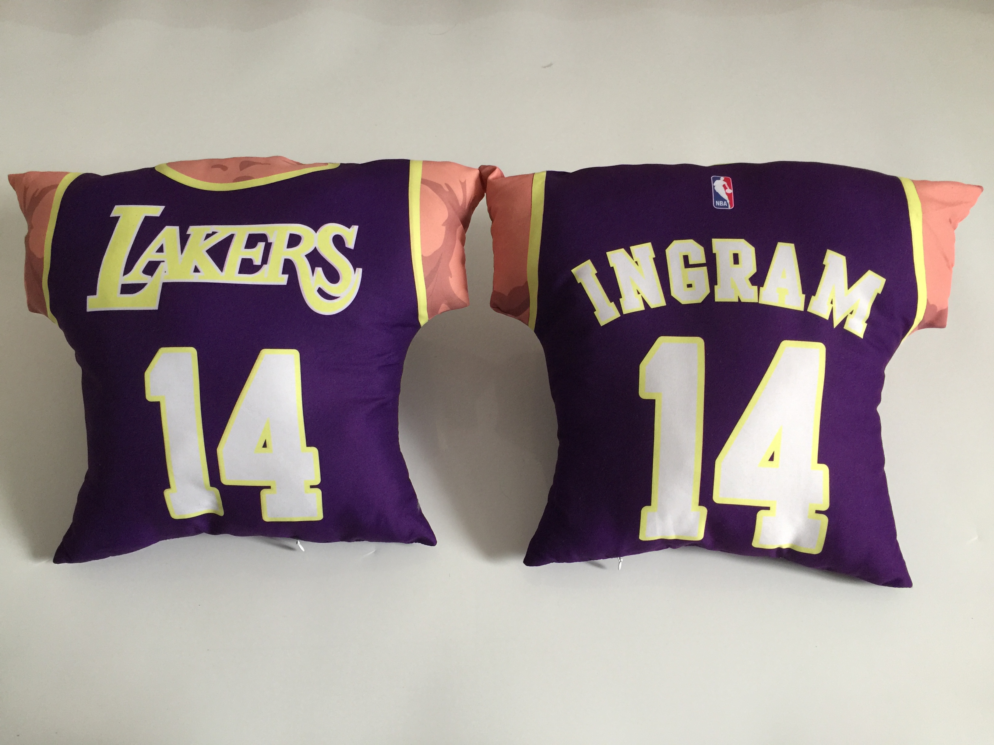 Los Angeles Lakers 14 Brandon Ingram Purple NBA Pillow