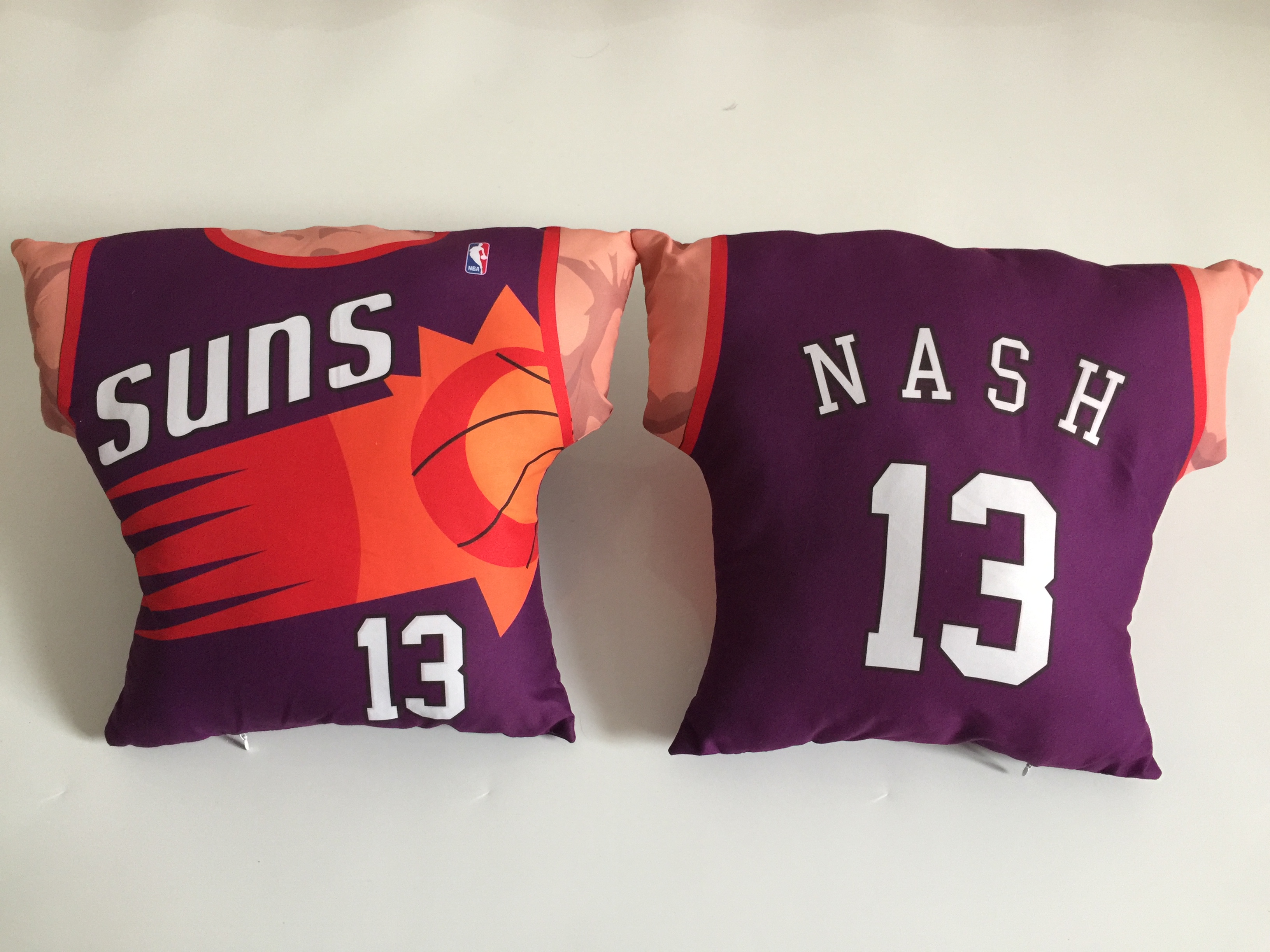 Phoenix Suns 13 Steve Nash Purple NBA Pillow