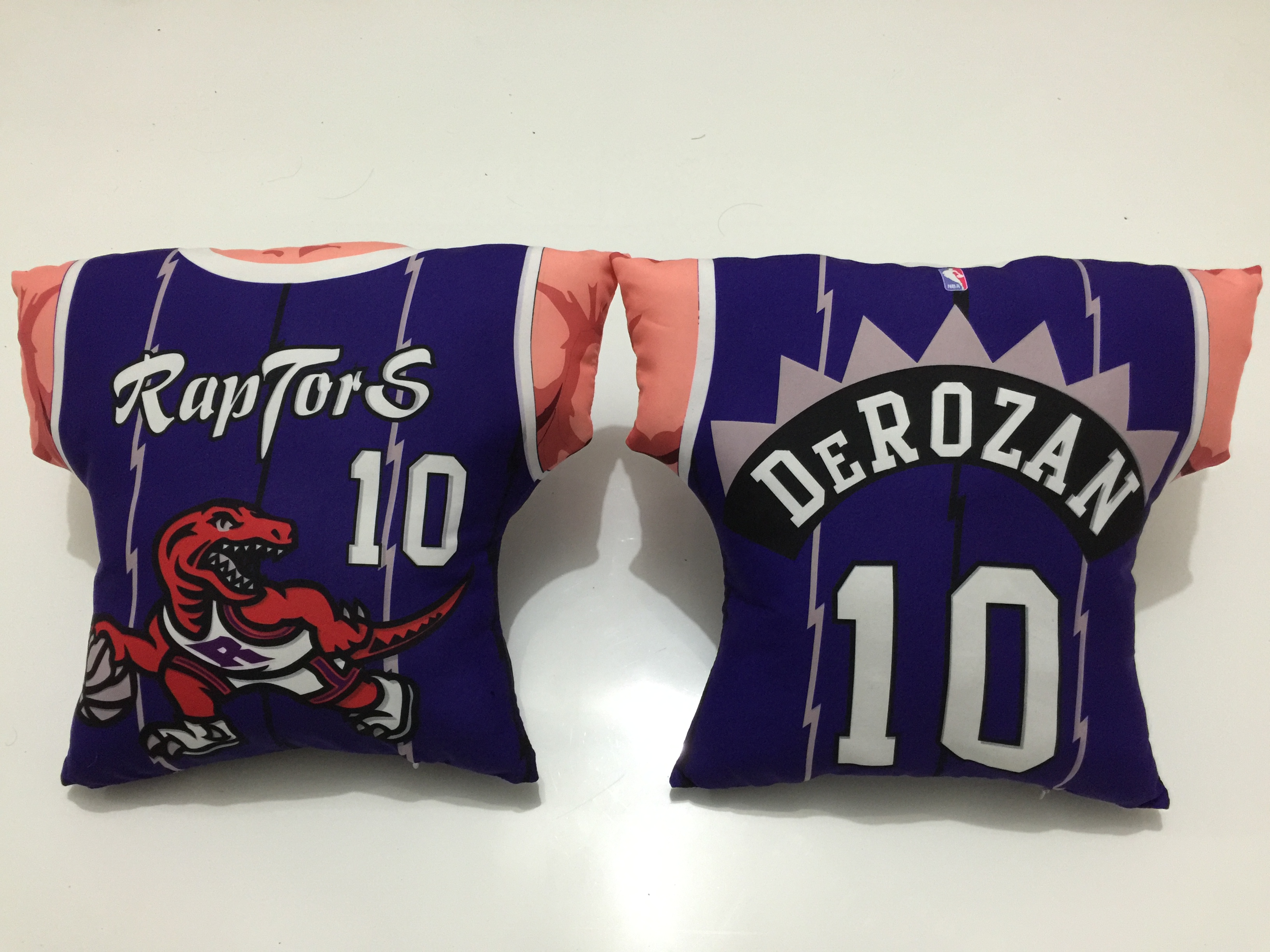 Toronto Raptors 10 DeMar DeRozan Purple NBA Pillow