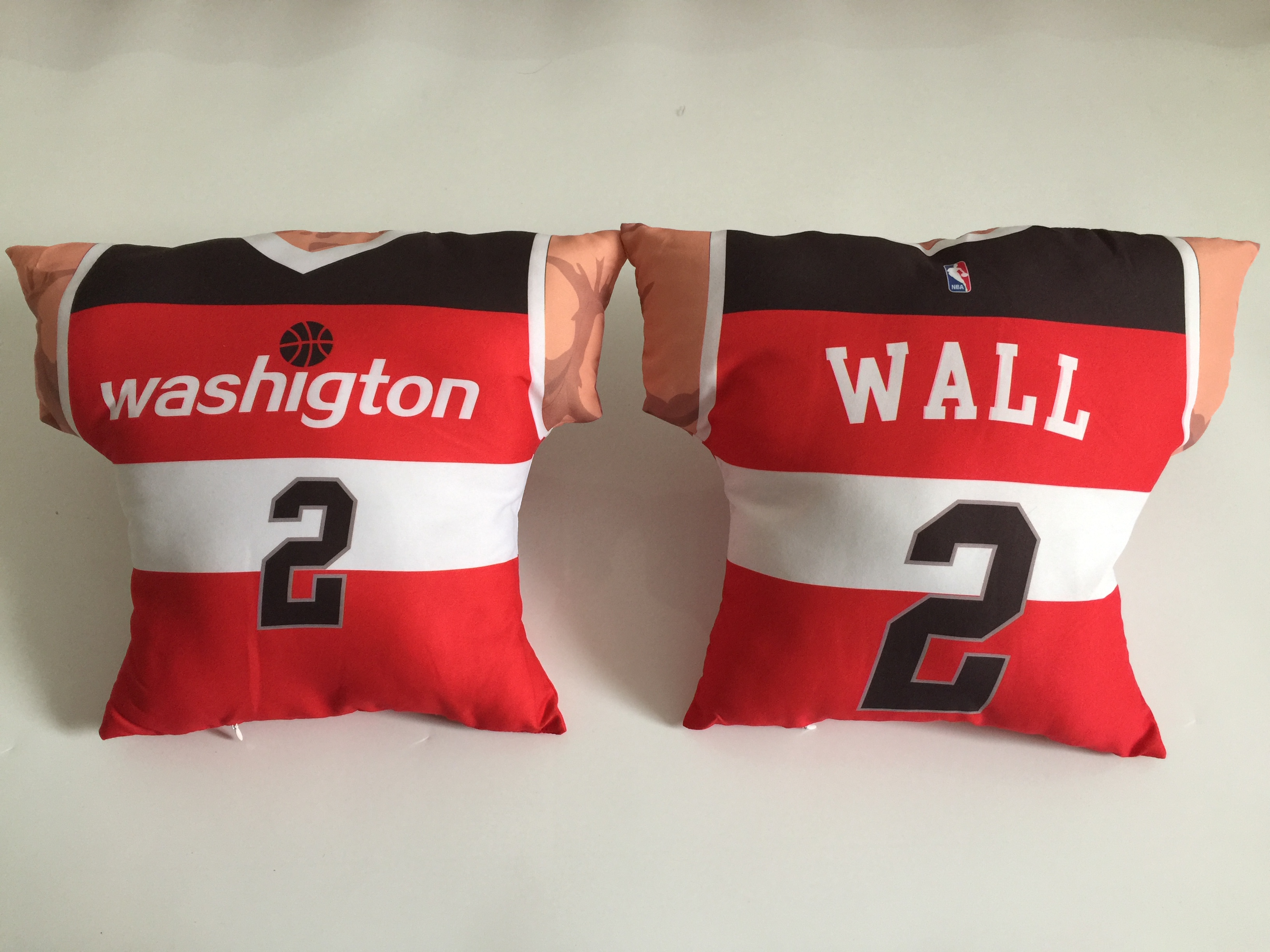 Washington Wizards 2 John Wall Red NBA Pillow