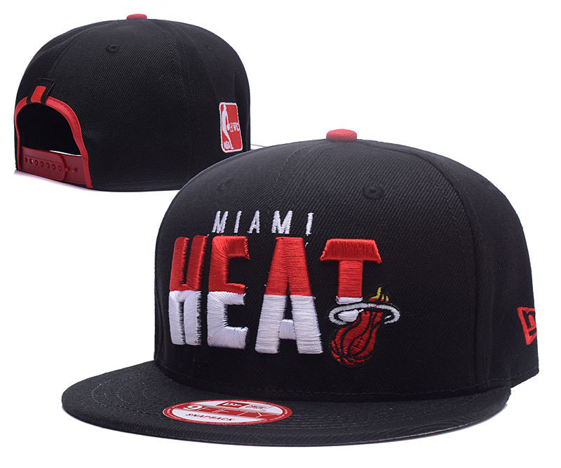 Heat Team Logo Black Adjustable Hat GS