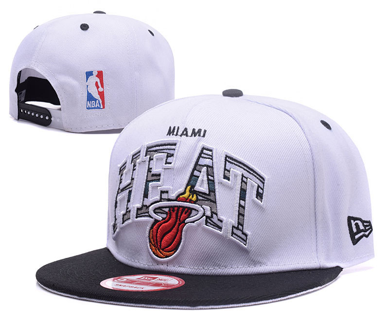 Heat Team Logo White Adjustable Hat GS
