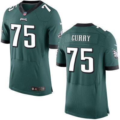 Nike Eagles 75 Vinny Curry Green Elite Jersey
