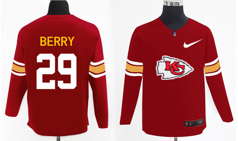 Nike Chiefs 29 Eric Berry Red Knit Sweater